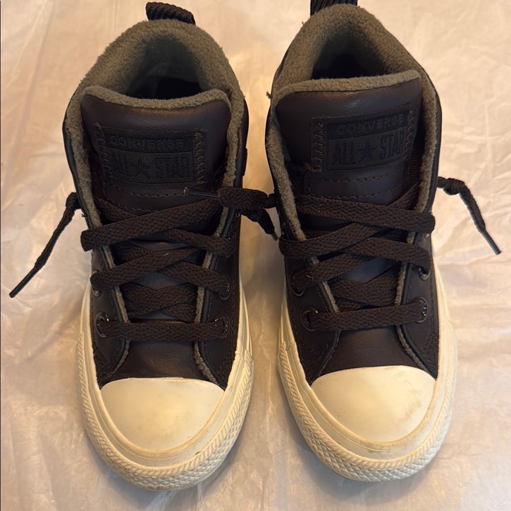 Converse Kids Brown High-Top Sneakers